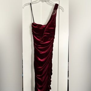 Wine Velvet Dress size XS